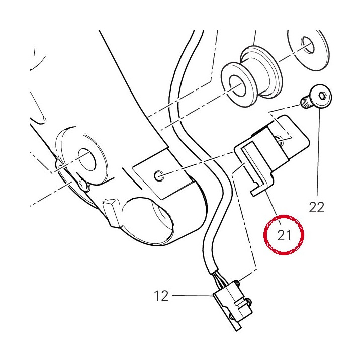 Support capteur 8301A851AA — réf. 8301A851AA | Ducati Store