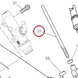 Tige maître cylindre — réf. 11711523AA | Ducati Store