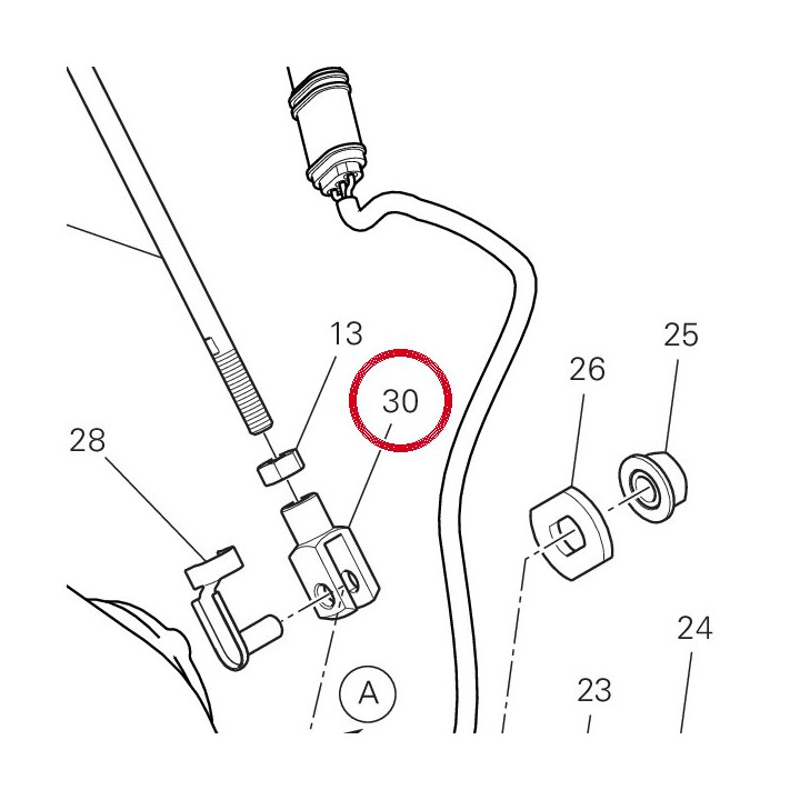 Fourchette din 71752 — réf. 18410051A | Ducati Store