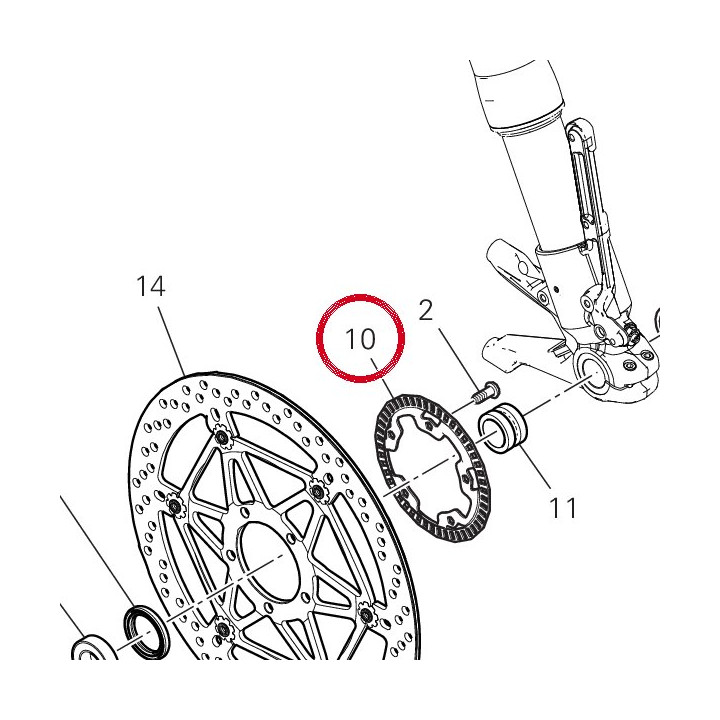 Roue phonique 504Z0381AA — réf. 504Z0381AA | Ducati Store