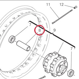 Entretoise interne — réf. 71413241AA | Ducati Store