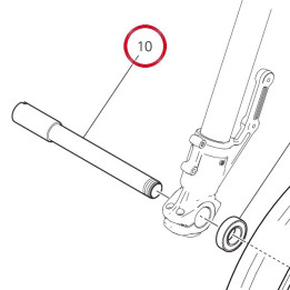 Pivot roue avant 81910781AA — réf. 81910781AA | Ducati Store