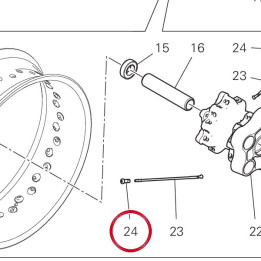 Nipple, rayon 81540111AA — réf. 81540111AA | Ducati Store