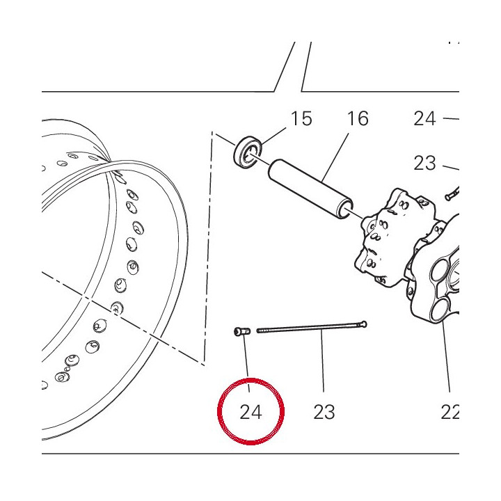 Nipple, rayon 81540111AA — réf. 81540111AA | Ducati Store