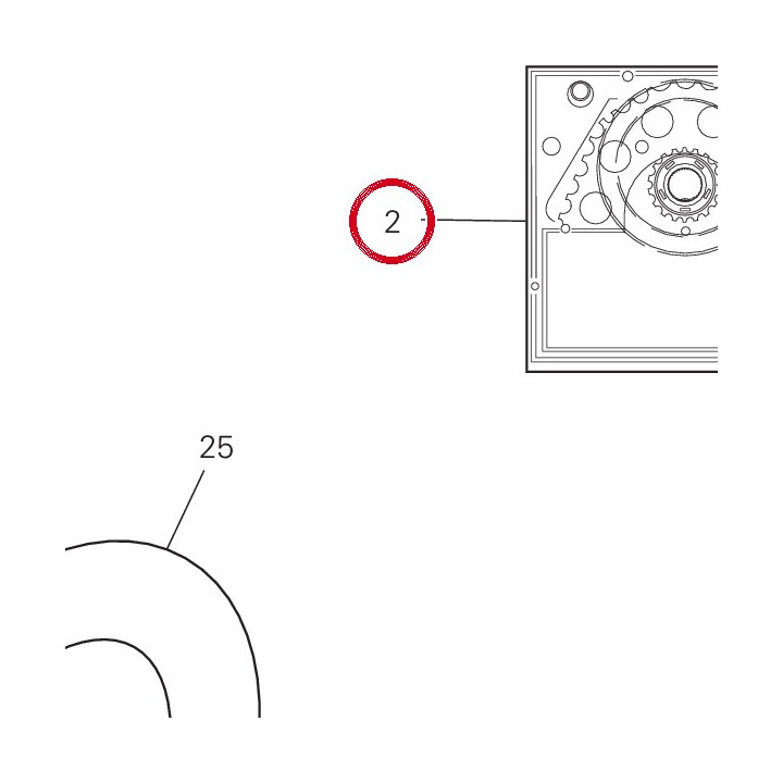 Kit transmission secondaire — réf. 67621511A | Ducati Store