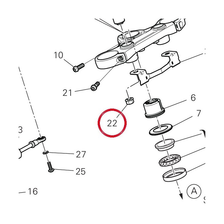 Écrou M10X1.25 74840241AB — réf. 74840241AB | Ducati Store