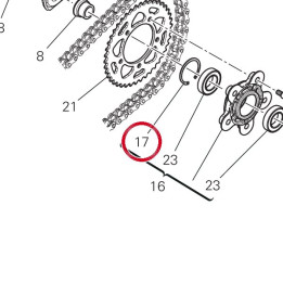 Circlip 88440061A — réf. 88440061A | Ducati Store