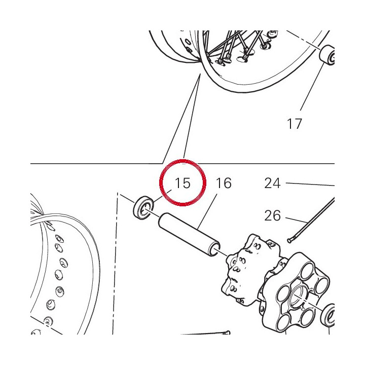 Roulement 70250621A — réf. 70250621A | Ducati Store