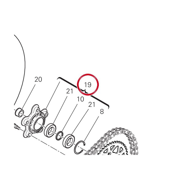 Bride Porte-Couronne — réf. 16022491A | Ducati Store