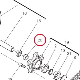 Entretoise interne 7131A801A — réf. 7131A801A | Ducati Store