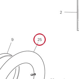 Chambre à air (arrière) — réf. 50340021A | Ducati Store
