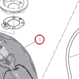 Réservoir carburant — réf. 58613181DL | Ducati Store