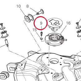 Vis tcei M5X14 77150408B — réf. 77150408B | Ducati Store