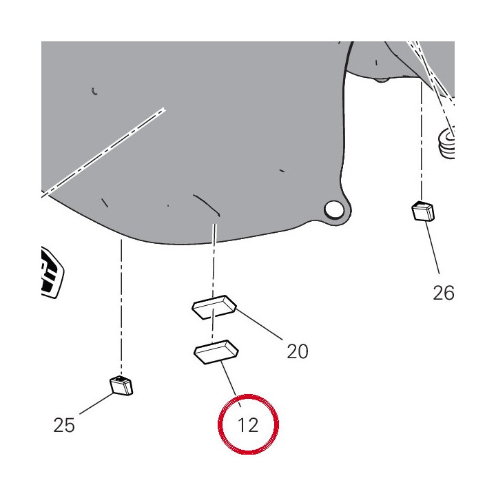Dual lock 85044791A — réf. 85044791A | Ducati Store