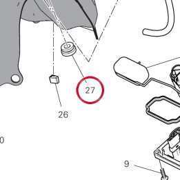 Caoutchouc 76417791A — réf. 76417791A | Ducati Store