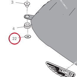 Rondelle 85241701A — réf. 85241701A | Ducati Store