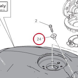 Entretoise 71614191A — réf. 71614191A | Ducati Store