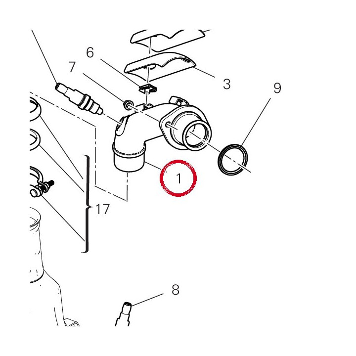 Tuyau D'Échappement — réf. 57115241A | Ducati Store
