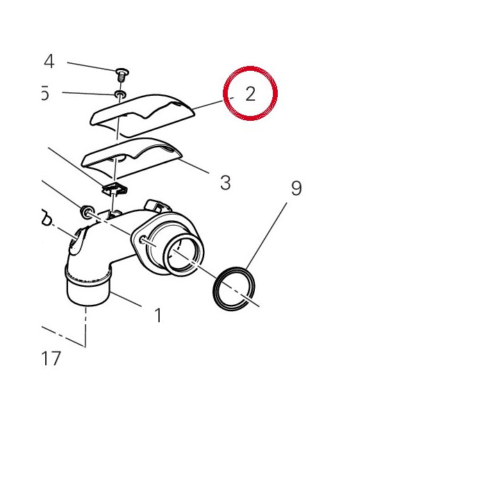 Pare-Chaleur tuyau — réf. 4601M872A | Ducati Store