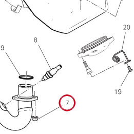 Écrou M8 74840331A — réf. 74840331A | Ducati Store