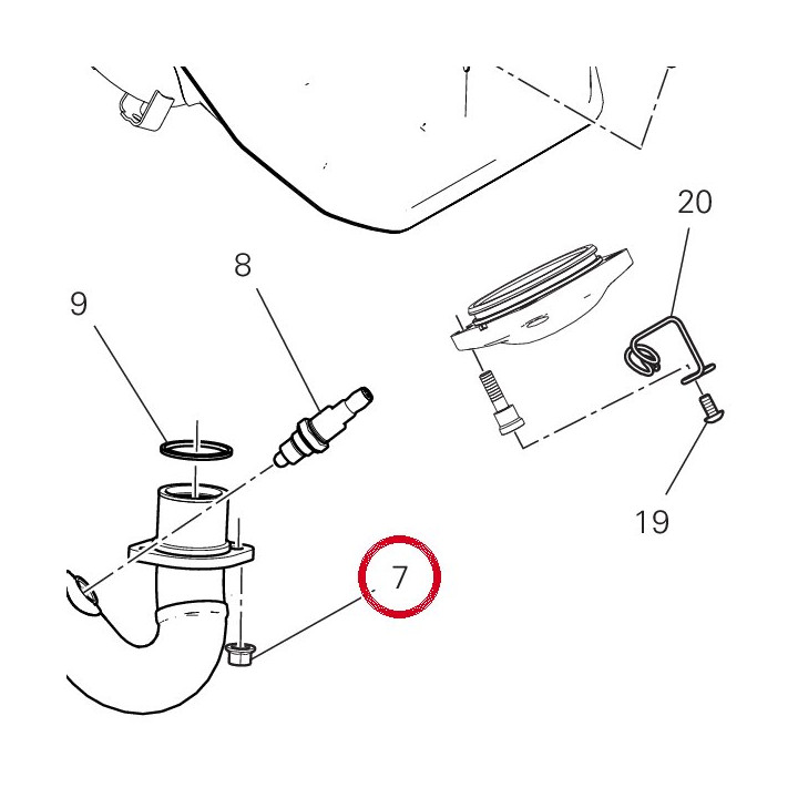 Écrou M8 74840331A — réf. 74840331A | Ducati Store