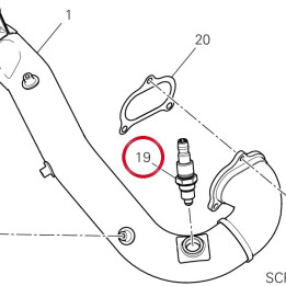 Sonde lambda 55214491B — réf. 55214491B | Ducati Store