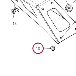 Vis tbeif M6X10 77211021A — réf. 77211021A | Ducati Store