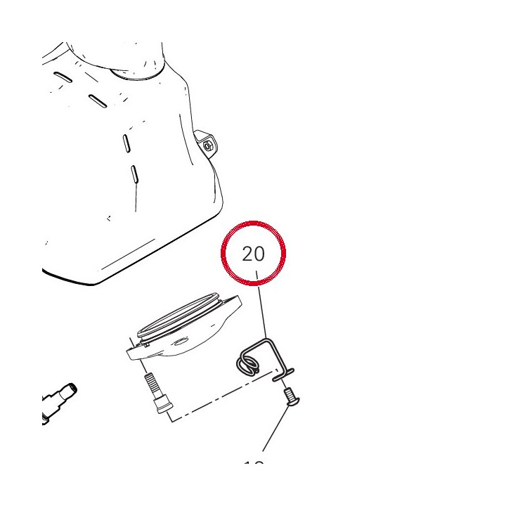 Passe-Cable sonde lambda — réf. 75810971A | Ducati Store