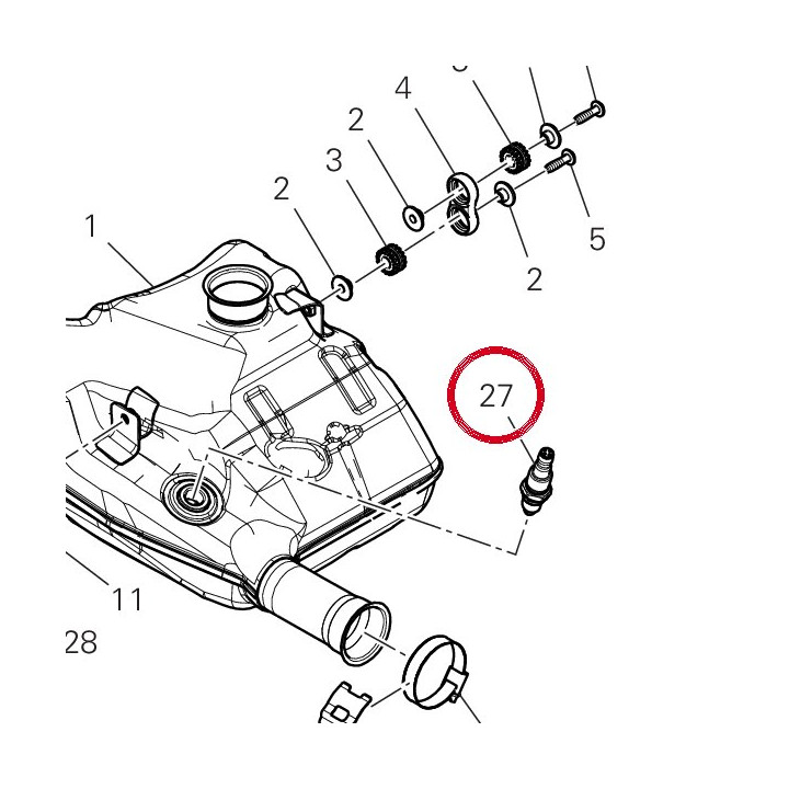 Sonde lambda 5521B851A — réf. 5521B851A | Ducati Store