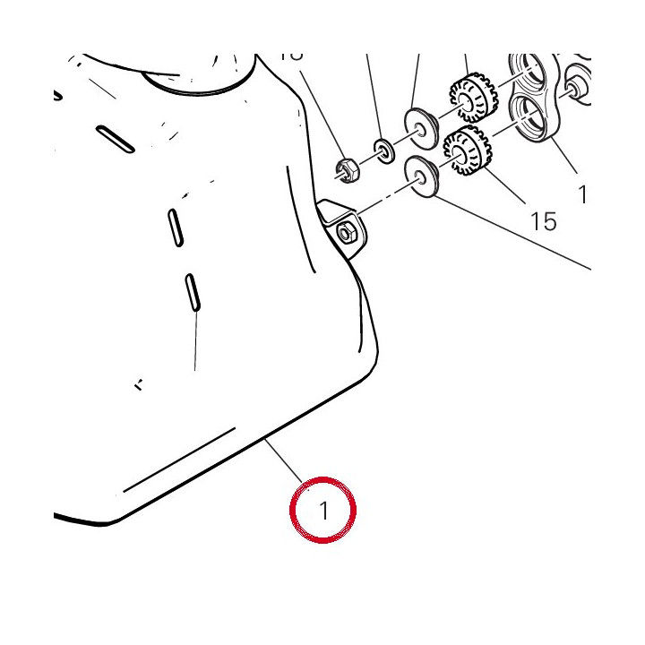 Presilencieux 57212341A — réf. 57212341A | Ducati Store