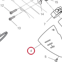 Pare-Chaleur silencieux — réf. 4601M741AB | Ducati Store