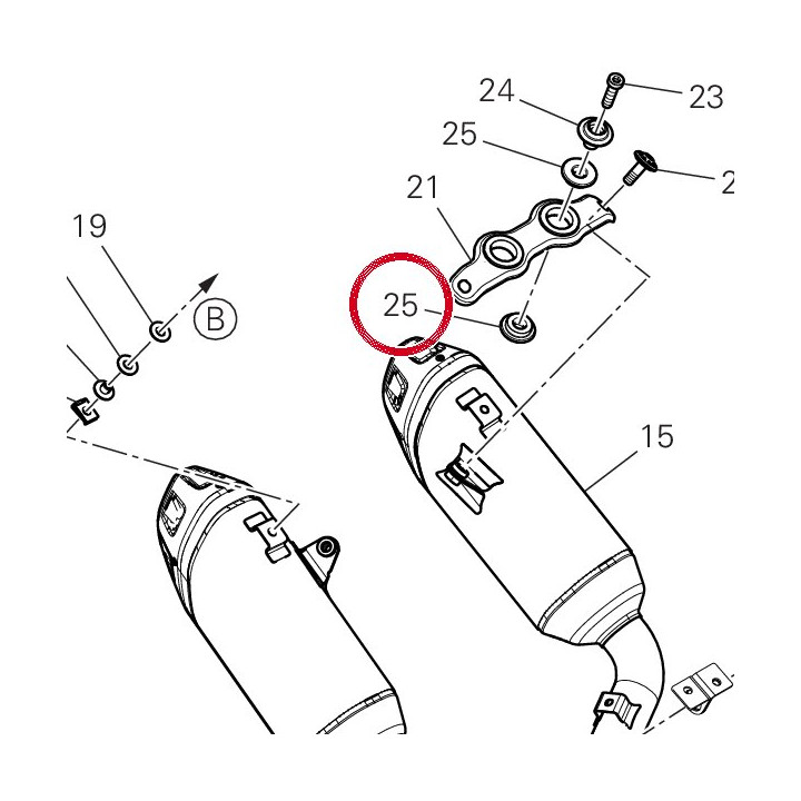 Silentbloc 76410011A — réf. 76410011A | Ducati Store