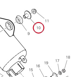 Entretoise 71616291AA — réf. 71616291AA | Ducati Store
