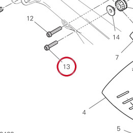 Vis tceif M6X25 77156698B — réf. 77156698B | Ducati Store