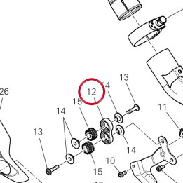 Support silencieux 57610671A — réf. 57610671A | Ducati Store