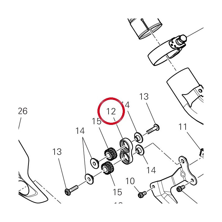 Support silencieux 57610671A — réf. 57610671A | Ducati Store