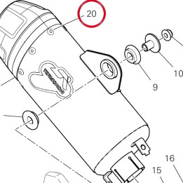 Rivet 97641951AA — réf. 97641951AA | Ducati Store