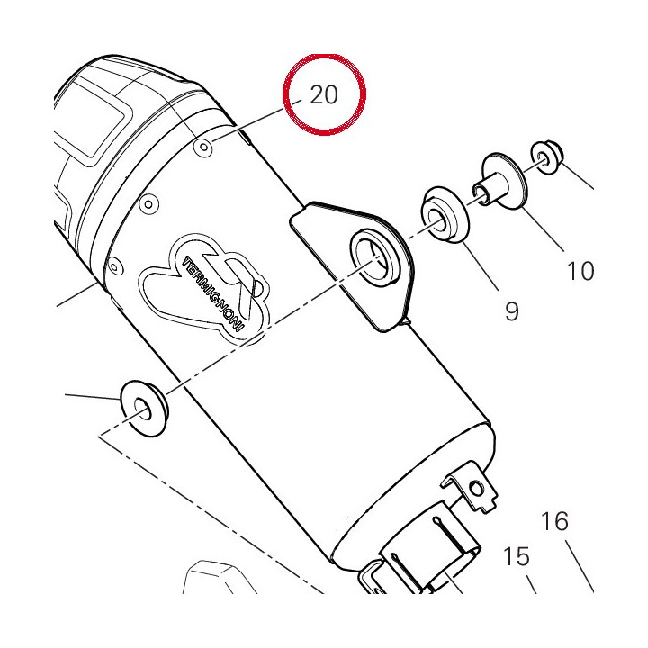 Rivet 97641951AA — réf. 97641951AA | Ducati Store
