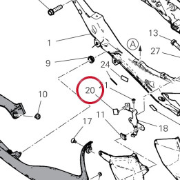 Tampon 86610301A — réf. 86610301A | Ducati Store