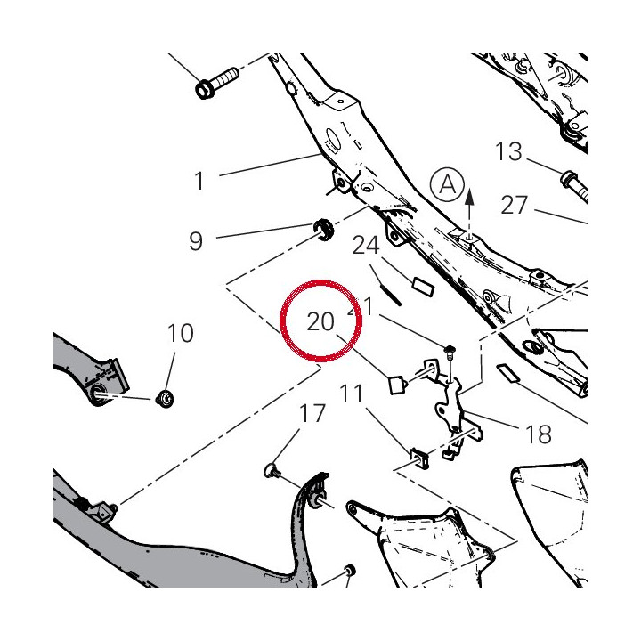Tampon 86610301A — réf. 86610301A | Ducati Store