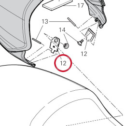 Equerre 83016241B — réf. 83016241B | Ducati Store