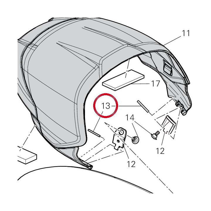 Goupille elastique 86150251A — réf. 86150251A | Ducati Store