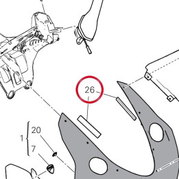 Tampon 25X75X8 86611871A — réf. 86611871A | Ducati Store