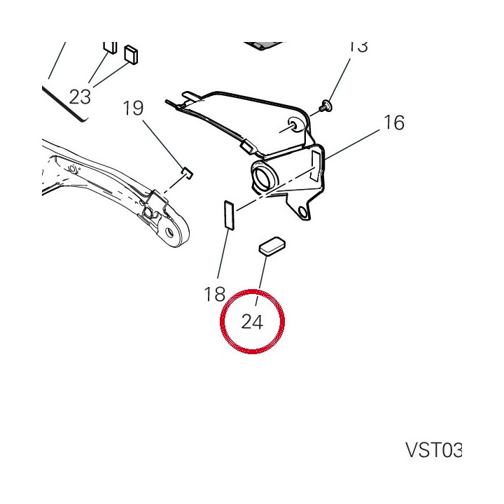 Tampon 86612101B — réf. 86612101B | Ducati Store