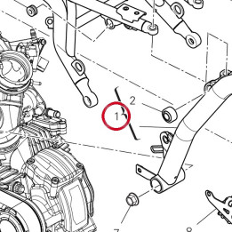 Cadre av. 47029261AA — réf. 47029261AA | Ducati Store
