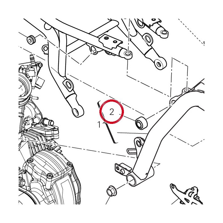 Joint à rotule 84840111A — réf. 84840111A | Ducati Store