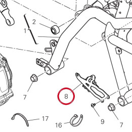 Plaquette (ais) 8271H921BB — réf. 8271H921BB | Ducati Store
