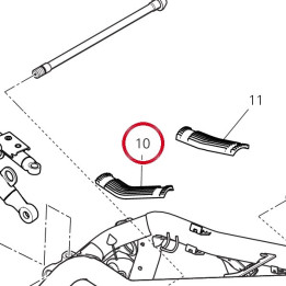 Tampon droit 86612921A — réf. 86612921A | Ducati Store