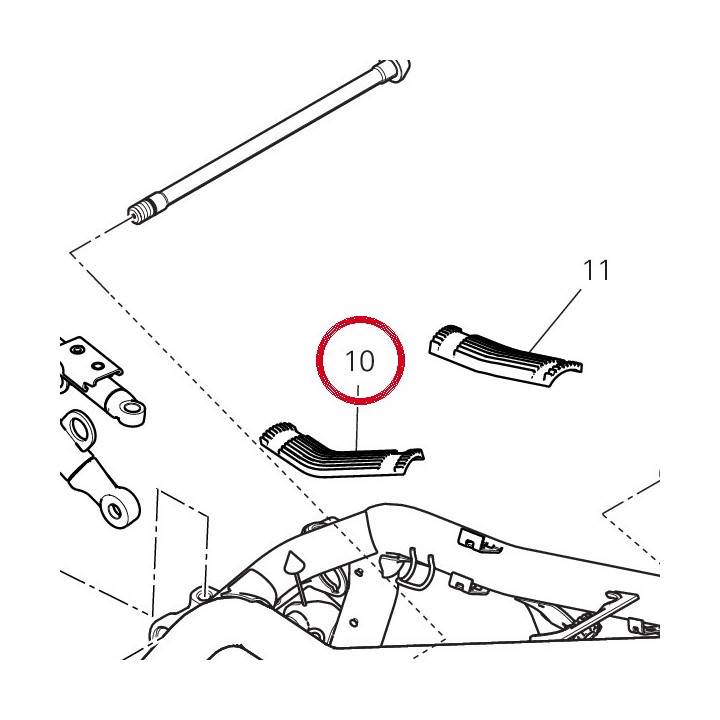 Tampon droit 86612921A — réf. 86612921A | Ducati Store