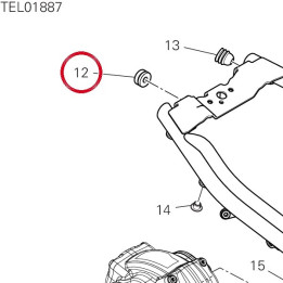 Caoutchouc 76412281A — réf. 76412281A | Ducati Store